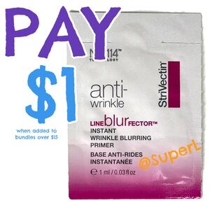 $1 NEW StriVectin Anti-Wrinkle Primer Makeup Base